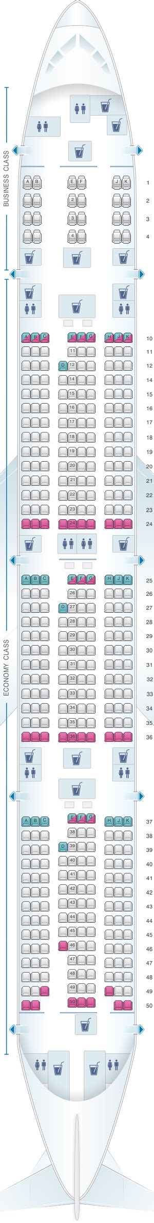 qatar boeing 777 300er seat map